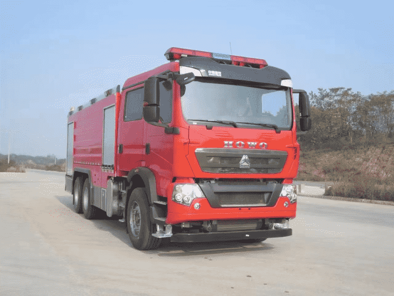 China Manufacture HOWO 4ton Foam Tank Fire Fighting Special Truck